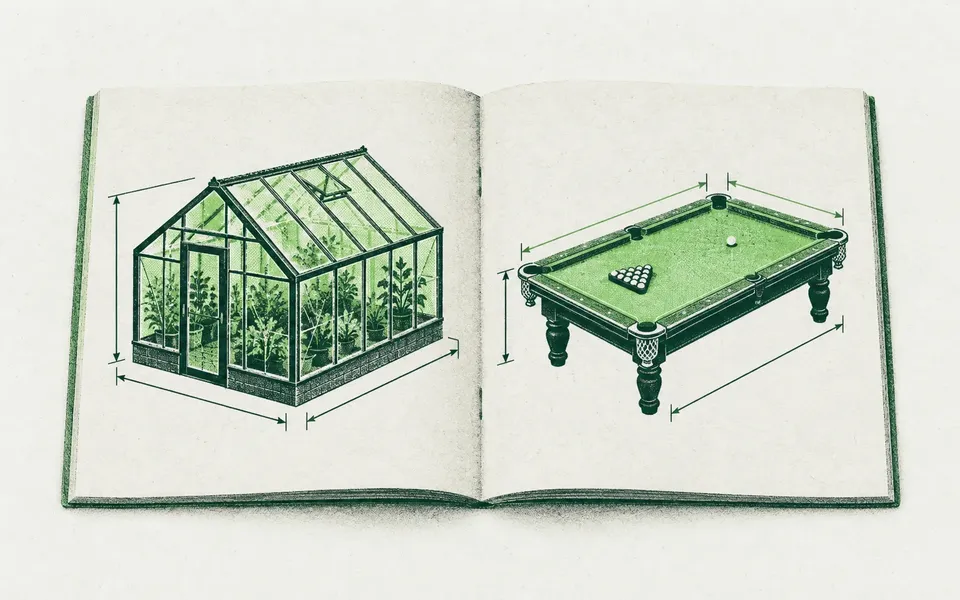 Illustration for “Buying Guides That Sell $3,000 Pool Tables and Greenhouses: Structure, Depth and Internal Links”